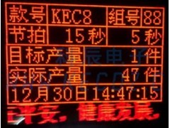 JIT流水線生產(chǎn)點(diǎn)陣看板-- 武漢科辰電子科技有限公司