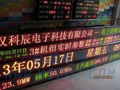 LED工業(yè)參數(shù)顯示屏-- 武漢科辰電子科技有限公司