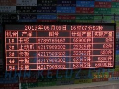 LED點(diǎn)陣生產(chǎn)看板-- 武漢科辰電子科技有限公司