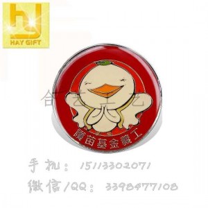 徽章、烤漆滴膠胸章、義工徽章、蝕刻