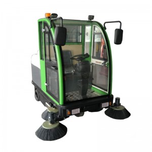 全封閉電動掃地車2000大型工業(yè)專用地