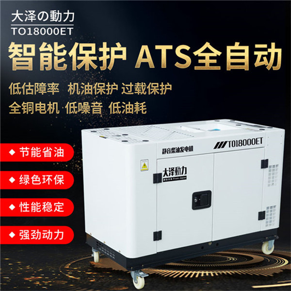 大澤動力TO18000ET靜音柴油發(fā)電機(jī)-- 上海豹羅實(shí)業(yè)有限公司