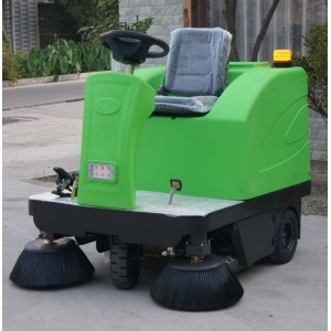 工廠車(chē)間電動(dòng)座駕掃地車(chē)1360型石料廠