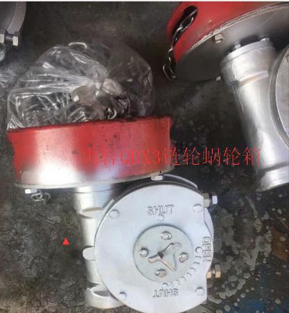 鏈條蝸輪箱QDX3-5,煤化工閥門帶鏈輪蝶閥減速機(jī)-- 上海禹軒泵閥有限公司