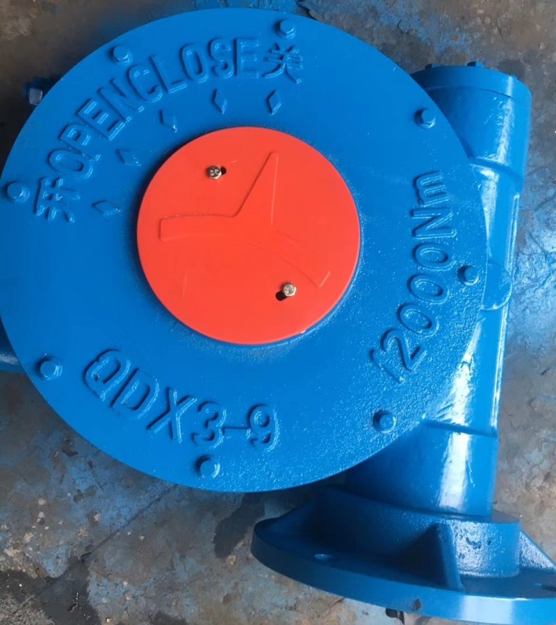 QDX3-D9蝶閥電動減速機(jī)，DN1200電動蝶閥渦輪-- 上海禹軒泵閥有限公司