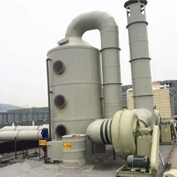 PP噴淋塔 廢氣噴淋凈化塔 噴漆房/實驗室等廢氣處理設(shè)備廠家-- 陜西卓馳環(huán)保設(shè)備有限公司