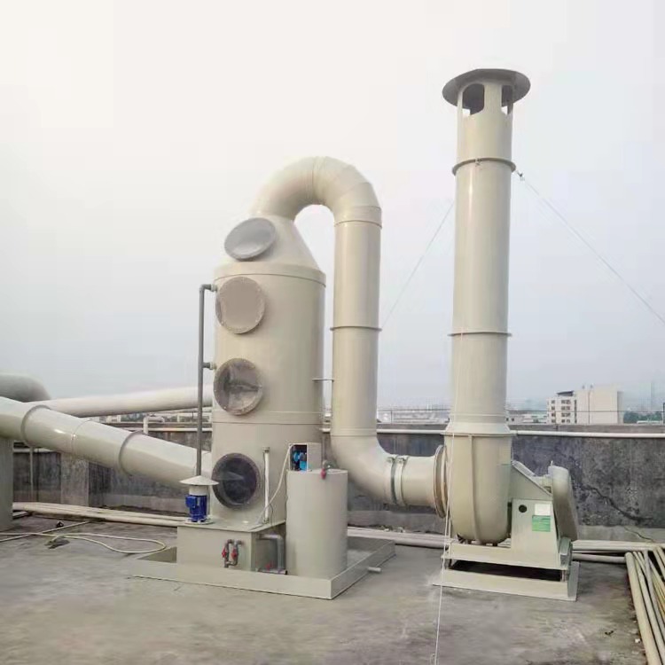 陜西卓馳環保PP噴淋塔，廢氣凈化塔，PP洗滌塔加工定制-- 陜西卓馳環保設備有限公司